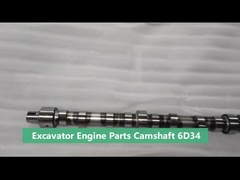 6D34 Crankshaft ME081737 Engine Crankshaft  Forged Steel