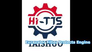 Excavator filter element