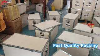 Warehouse packing in action!