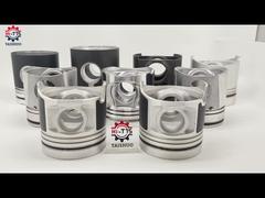 Excavator engine piston