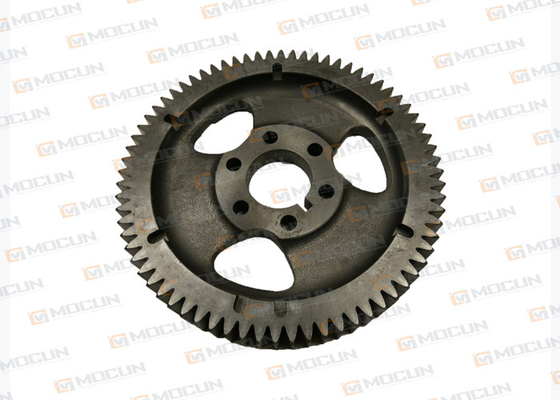 Gray Color Crankshaft Timing Gear Mini Excavator Parts , Cast Steel Engine Crankshaft Parts 3955152