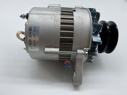 EX200-1 6BD1 Generator Excavator Engine Parts 1-81200365-0 1812003650 24V 30A Alternator