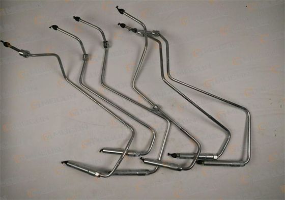 Good price Brushed Fuel Supply Tube Excavator Components , Iron Diesel Fuel Pipe 6156-71-4112 6156-71-4121 online