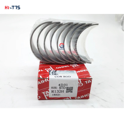 4D31 Excavator Engine Parts Conrod Bearing R132H Silvery STD