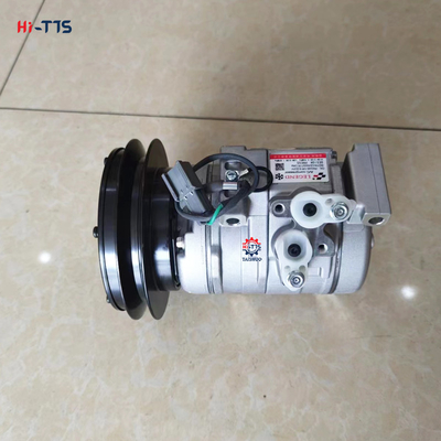 Air Conditioning Compressor 24V 6PK 10S15C Excavator Engine Parts