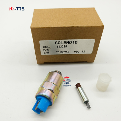 OEM Excavator Solenoid Valve Stop Valve 3CX 4CX 643235 Solenoid Valve 12V