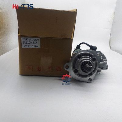 24V 11T 5.0KW 6BG1T Engines Starter Motor 1811003381.