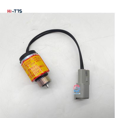 12V 24V Excavator Engine Parts Fuel Stop Solenoid Valve 6677383