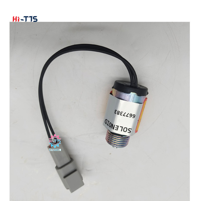 12V 24V Excavator Engine Parts Fuel Stop Solenoid Valve 6677383