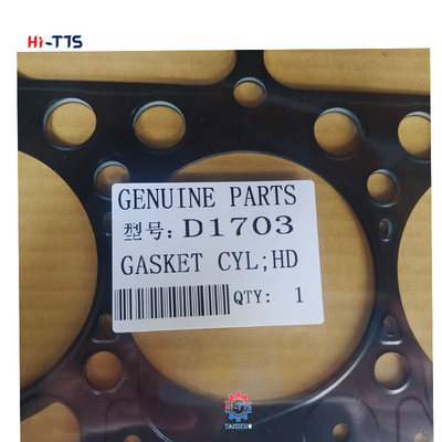 Cylinder Head Gasket D1703 Metal 1G750-03312 For  Engine Parts Gasket Cylinder Head