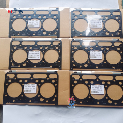 Cylinder Head Gasket D1703 Metal 1G750-03312 For  Engine Parts Gasket Cylinder Head
