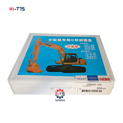 Excavator PC60 PC100 PC200 NBR90° O-Ring Kit 320pcs O-Ring Box