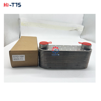 D7D-15P  Oil Cooler Core For Excavator Spare parts