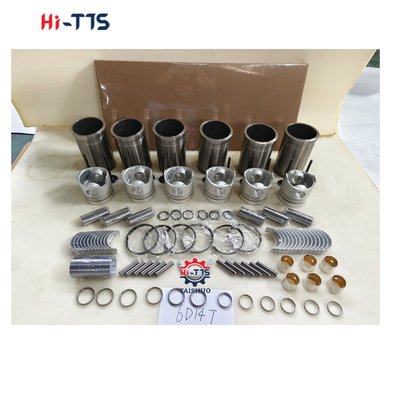 6D14T Engine  Kit for  Excavator E120 E140 E180 Liner, piston, ring ,Valves, Bushing, Full Gasket Kit