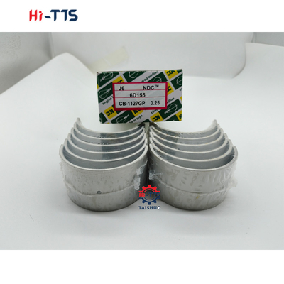 6D155 +25 Connecting Rod Bearing 6127-21-8071 6127-31-3042 Suitable For Komatsu Engine Parts