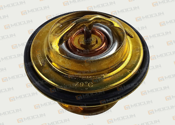 Excavator 79 ℃ Car & Truck Thermostats Parts For  Golden Color
