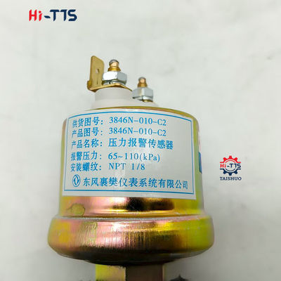 Oil Pressure Sensor Double-Foot Solenoid Valve 3846N-010-C2 622333 For Excavator
