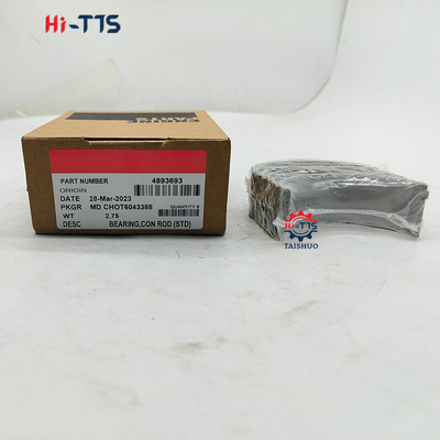 6D107 QSB6.7 ISDE 4893693 High Quality Diesel Engine Parts Steel Excavator Crankshaft Bearing