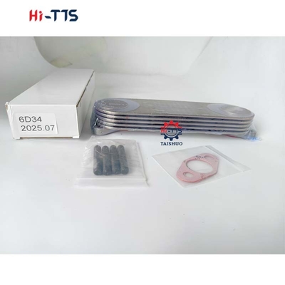 ME017229 6D34 Aluminum Oil Cooler Core for Diesel Trucks