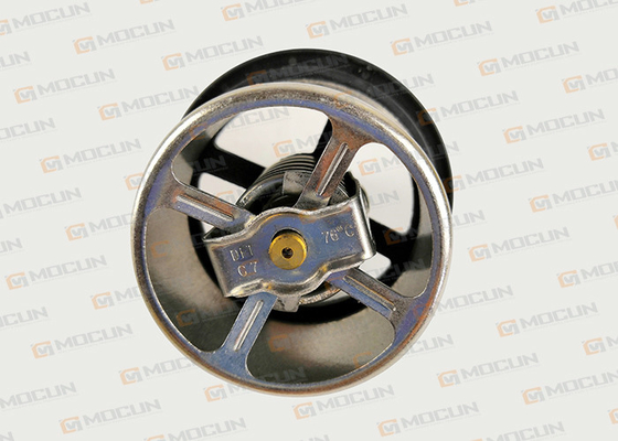 Metal Material  EC360 Excavator Engine Thermostat 76 ℃ Standard Size