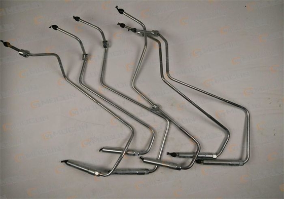 Good price Brushed Fuel Supply Tube Excavator Components , Iron Diesel Fuel Pipe 6156-71-4112 6156-71-4121 online