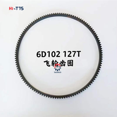 Good price Excavator PC200-6 PC200-8 6D102 Flywheel Ring Gear 127 Teeth 127T 6732-31-4180 6728-82-8503 Construction online