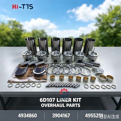 Construction Machinery Parts 4934860 4955251 3904167 3802070 4893693 3941476 3940059 4955229 3943450 for Excavator 6D107 LINER KIT OVERHAUL PARTS
