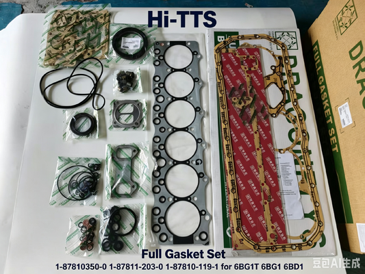 1-87810350-0 1-87811-203-0 1-87810-119-1Full Gasket Set for 6BG1T 6BG1 6BD1 Engine Repair Kit