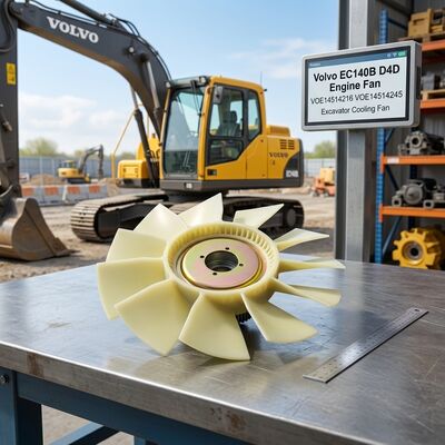 EC140B D4D Engine Cooling Fan VOE14514216 VOE14514245 For Excavator Replacement Parts Factory Direct