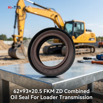 ZD62×93×20.5 FKM Double Spring Rectangular Combined Skeleton Oil Seal For Mini Loader Gearbox Transmission Shaft Seal Replacement Parts