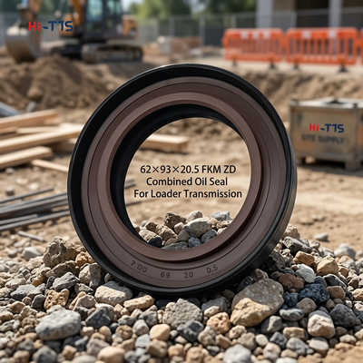 ZD62×93×20.5 FKM Double Spring Rectangular Combined Skeleton Oil Seal Universal Replacement Shaft Seal For ZL28 ZL30 928 930 Mini Loader