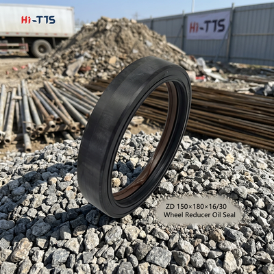 ZD 150×180×16/30 Rectangular Double Spring Combined Skeleton Oil Seal Fit CG30B CG930 ZL30B-II ZL30E CG932H LW300F/KV CLG830 LG833 XG930 LG930 SEM630 Loader Wheel Reducer Replacement Seal