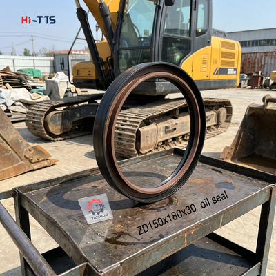 ZD 150×180×16/30 Rectangular Double Spring Combined Skeleton Oil Seal Extended Life Wheel Reducer Hub Seal For CG30B ZL30B-II CLG830 LG833 XG930 Replacement